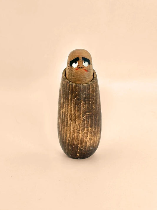 Daruma kokeshi vintage Nasu