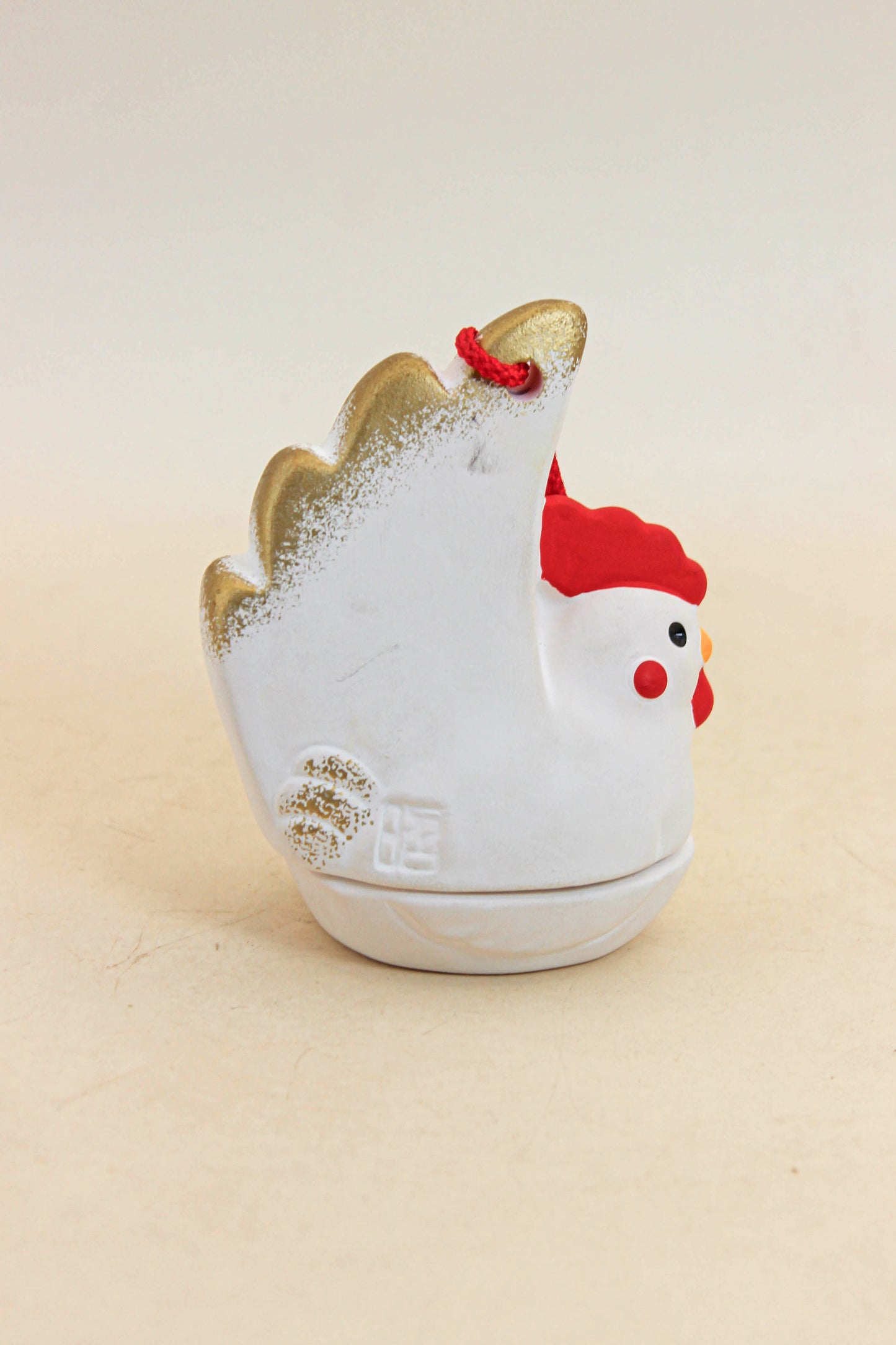 FT496 - Seto Ware Rooster Kōgō by Shōhō 昭峰