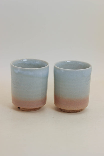 TB342 - Hagi-yaki yunomi tea cup set 萩焼