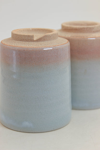 TB342 - Hagi-yaki yunomi tea cup set 萩焼