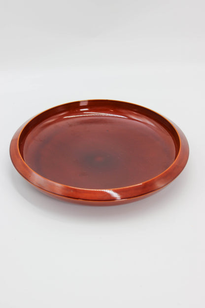 TB343 - Vintage Hida Shunkei Lacquer Ware Tray 春慶塗