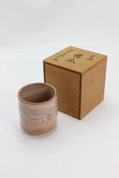 TB345 - Hagi-yaki yunomi tea cup 萩焼