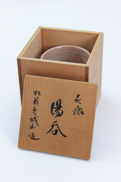TB345 - Hagi-yaki yunomi tea cup 萩焼