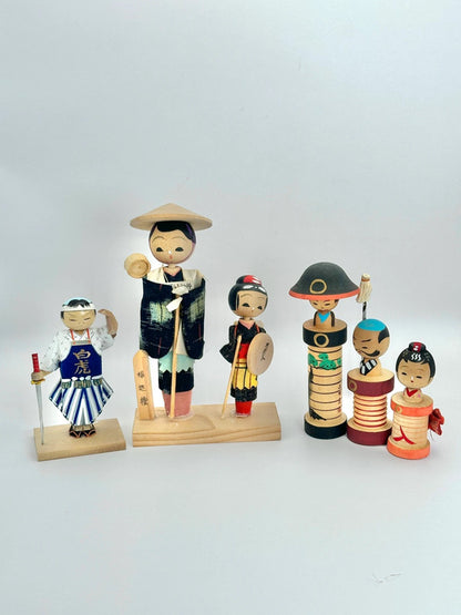 FT44 - Omiyage vintage Japanese kokeshi doll