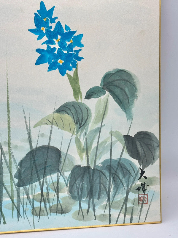 Carte d'illustration originale japonaise Shikishi