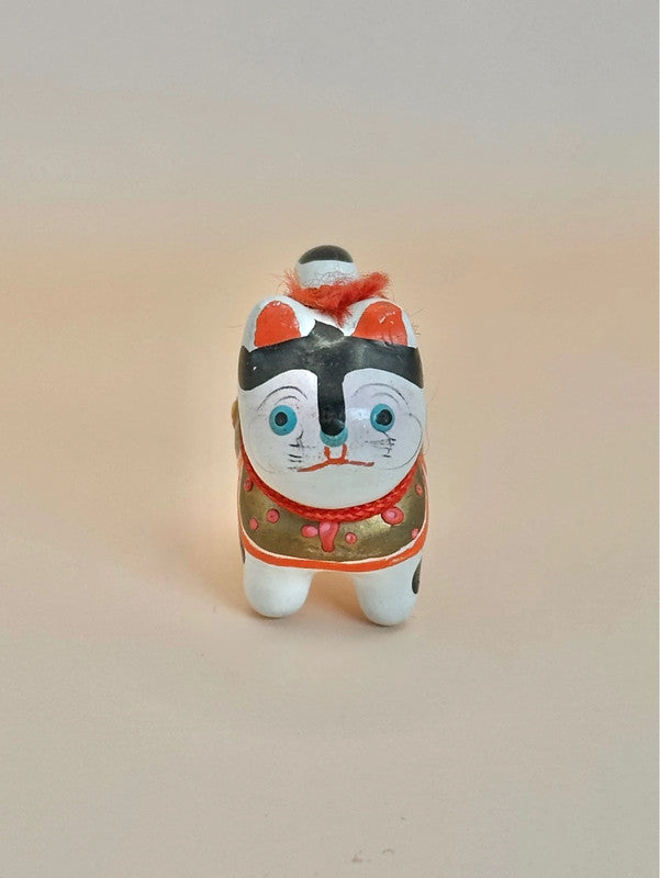 Jouet folklorique japonais - Poupée de haricots vintage