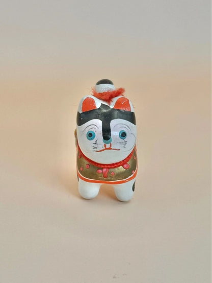 Jouet folklorique japonais - Poupée de haricots vintage