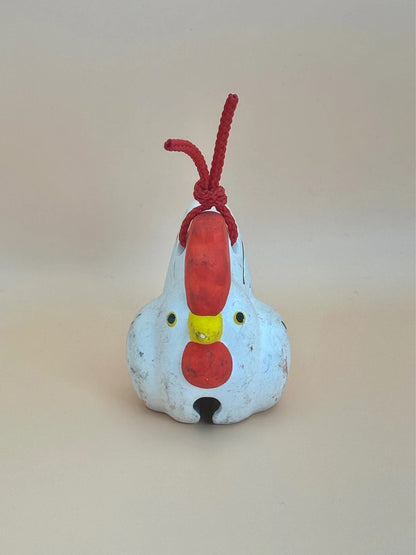 CB017 - Clay Bell Ornament Dorei  Rooster