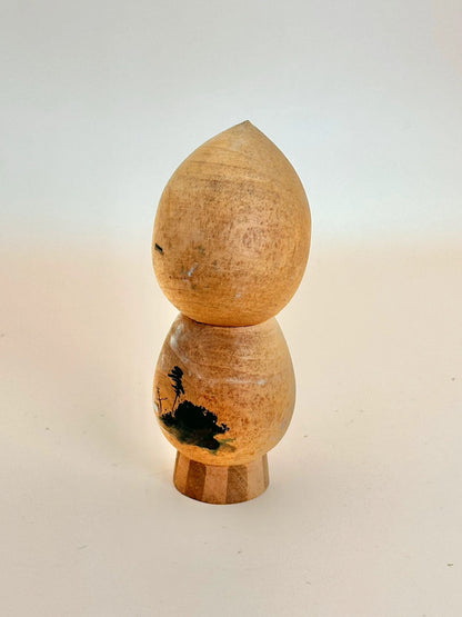 poupée kokeshi artisanale vintage donguri