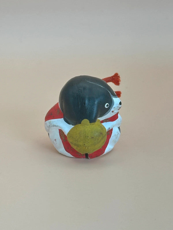 CB018 - Clay Bell Ornament Dorei Fuku-Inu 福犬