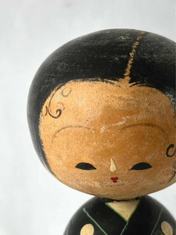 poupée japonaise vintage bobble kokeshi sosaku