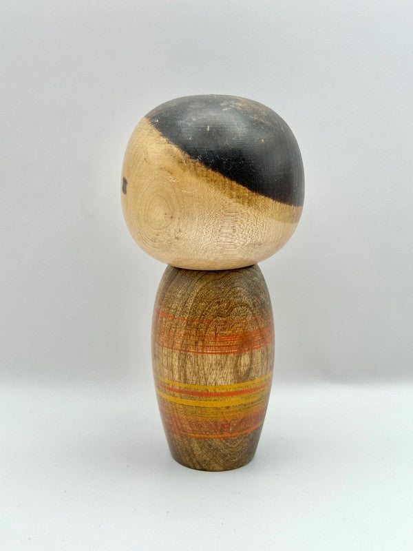 K15019 - Sosaku Kokeshi By Sanpei Yamanaka 山中三平