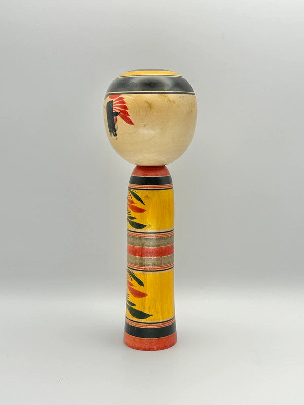 Kokeshi Yajiro traditionnel par Minao Sato