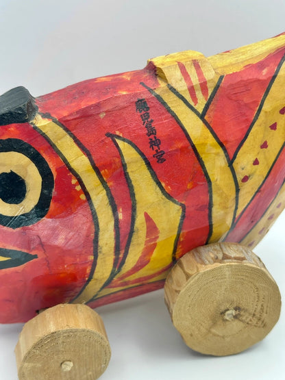 FT43 - Large size 'Tai Guruma' Wooden Car by Kagoshima Shrine