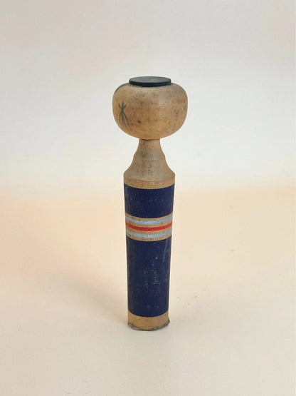 Kokeshi sosaku vintage - Bleu marine