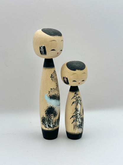 K15038 - Onsen souvenir kokeshi doll Japan