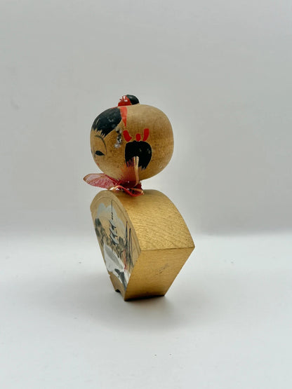 Poupée kokeshi japonaise vintage