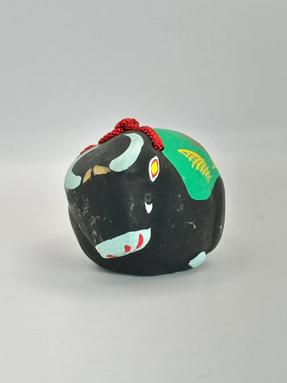 CB017 - Clay bell ornament Dorei Cow