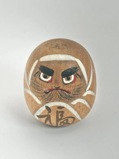 Poupée Yamanaka Daruma en bois fabriquée à la main