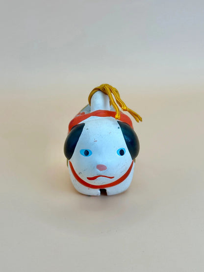 CB022 - Clay bell ornament Dorei Gion Mamori Inu 祇園守犬