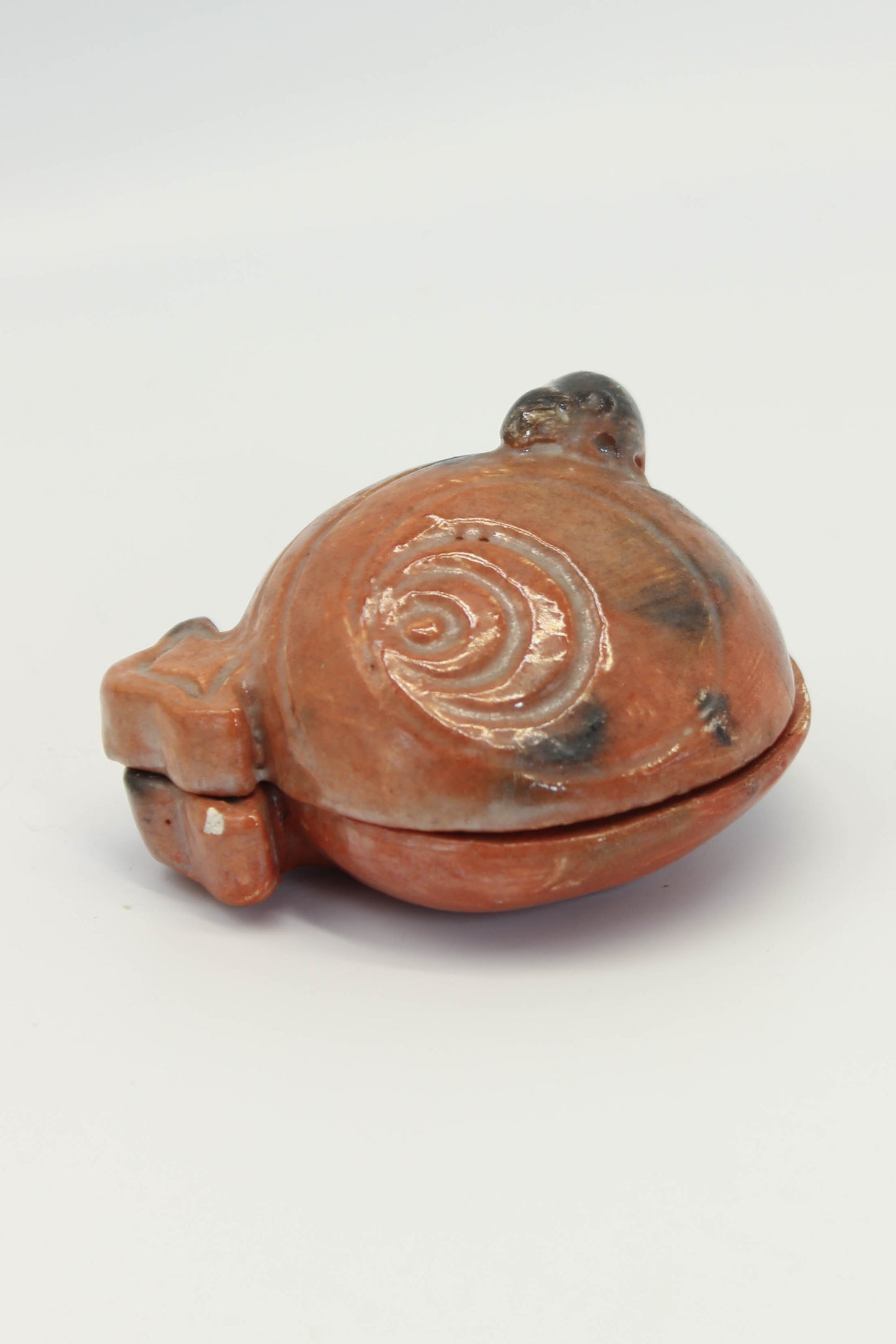 TB348 -  Raku-yaki  Kogo Box Lucky mallet 楽焼
