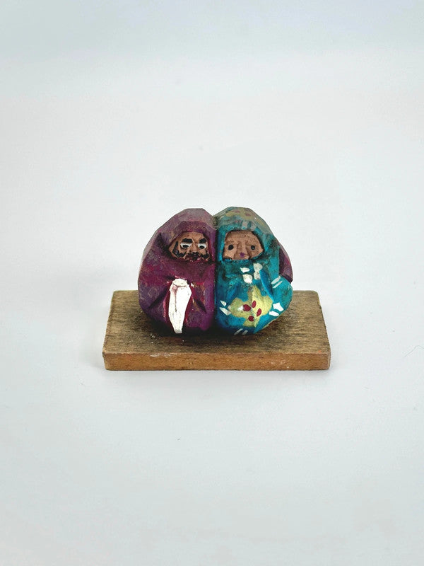 ensemble Daruma de carft folklorique japonais vintage