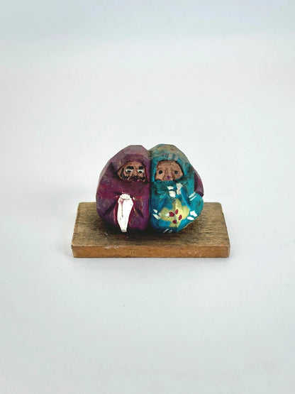 ensemble Daruma de carft folklorique japonais vintage