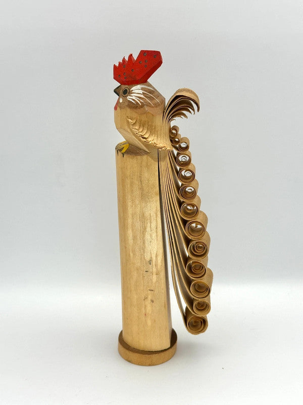 FT12 - vintage folk toy chicken Sasano Ittobori