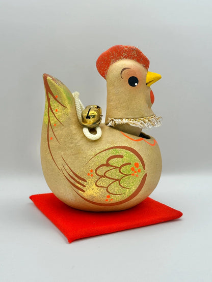FT31 - Folk toy paper mache chicken