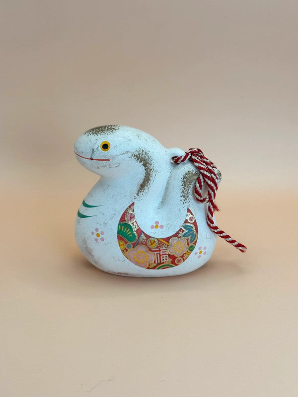 CB017 - Clay bell ornament Dorei Snake
