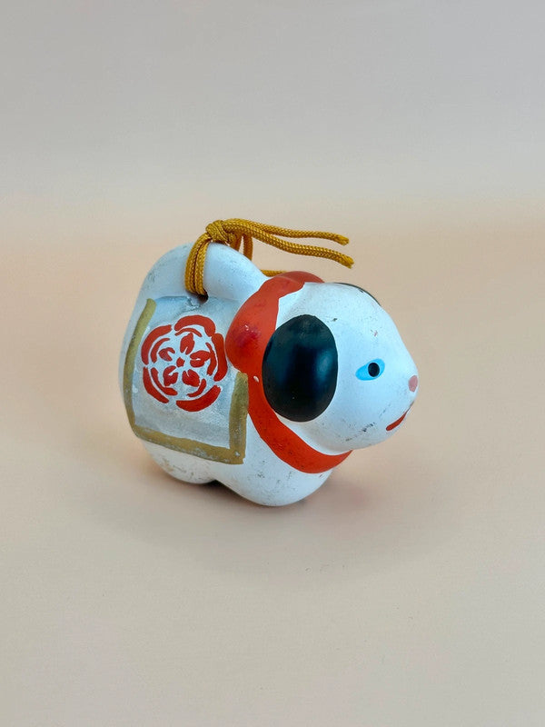 CB022 - Clay bell ornament Dorei Gion Mamori Inu 祇園守犬