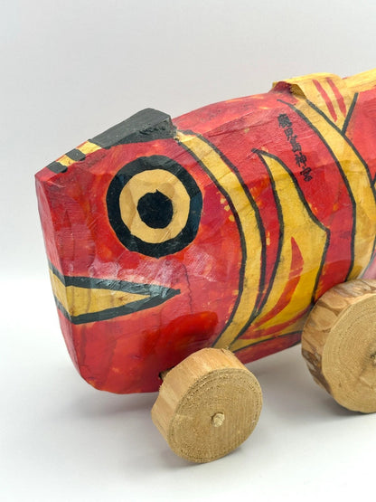 FT43 - Large size 'Tai Guruma' Wooden Car by Kagoshima Shrine