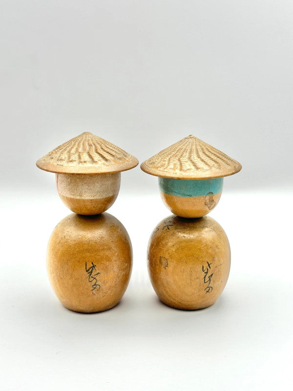 Poupée kokeshi japonaise vintage souvenir Onsen