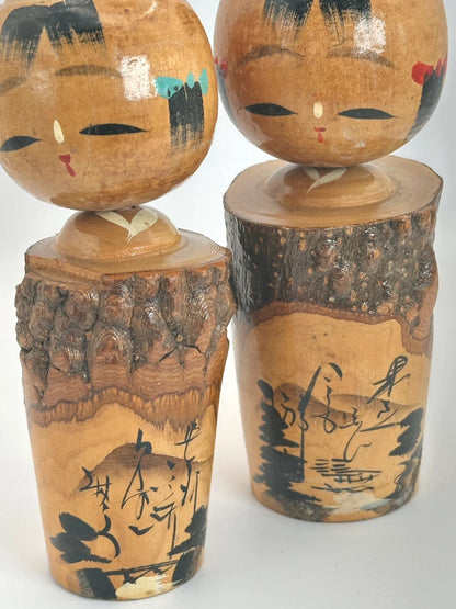 poupée kokeshi onsen omiyage vintage