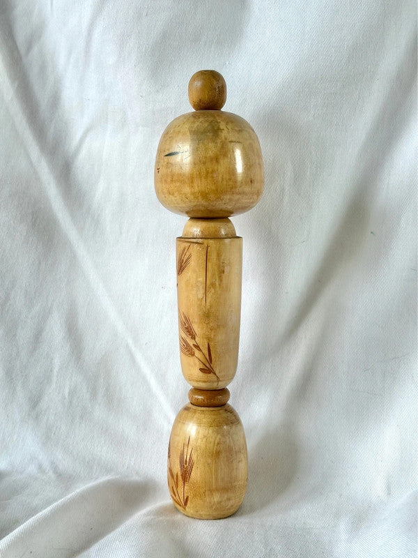 Poupée japonaise vintage Sosaku Kokeshi par Kishi Sadao