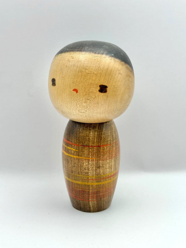 K15019 - Sosaku Kokeshi By Sanpei Yamanaka 山中三平