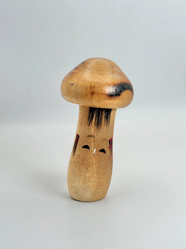 Poupée kokeshi champignon vintage