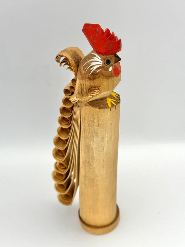FT12 - vintage folk toy chicken Sasano Ittobori