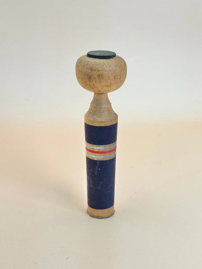 Kokeshi sosaku vintage - Bleu marine