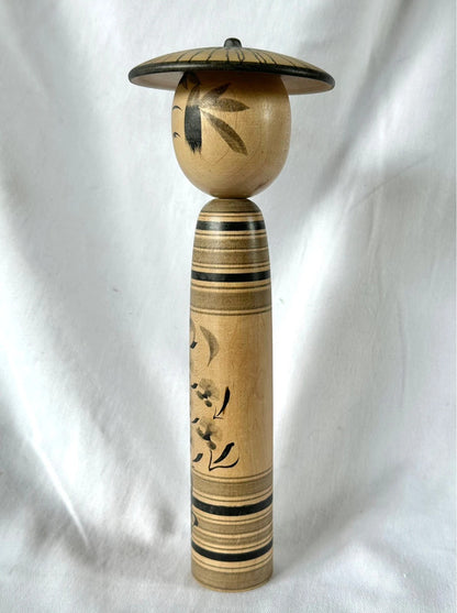 Poupée kokeshi japonaise vintage par Chujiro Kobayashi