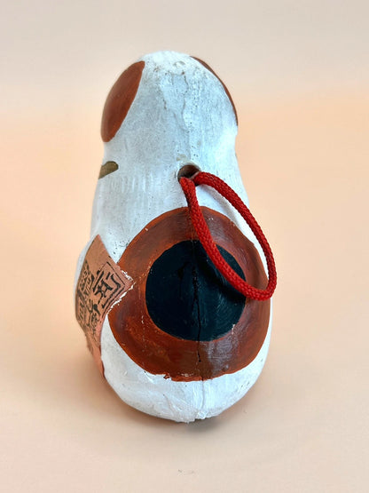 CB028 - Tsurumi Clay bell ornament Dorei  鶴見獄