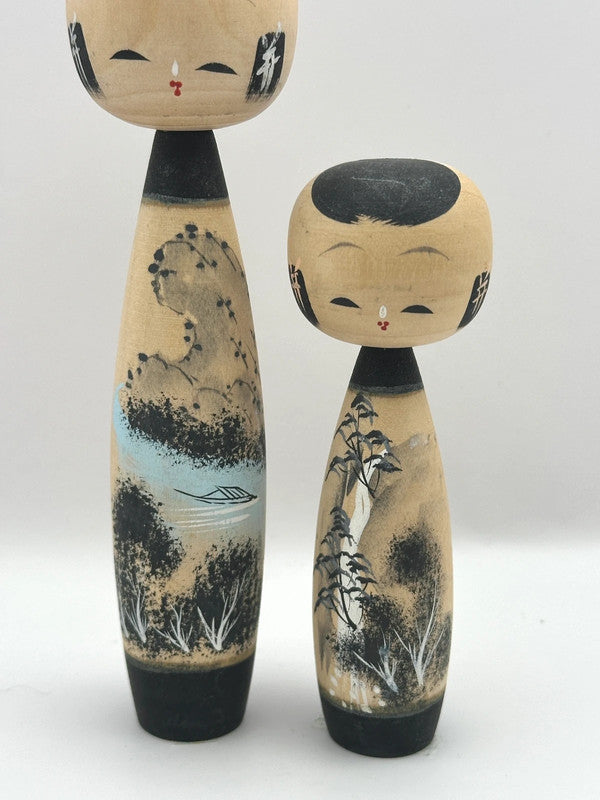 K15038 - Onsen souvenir kokeshi doll Japan