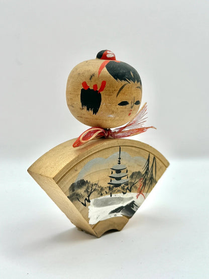 Poupée kokeshi japonaise vintage