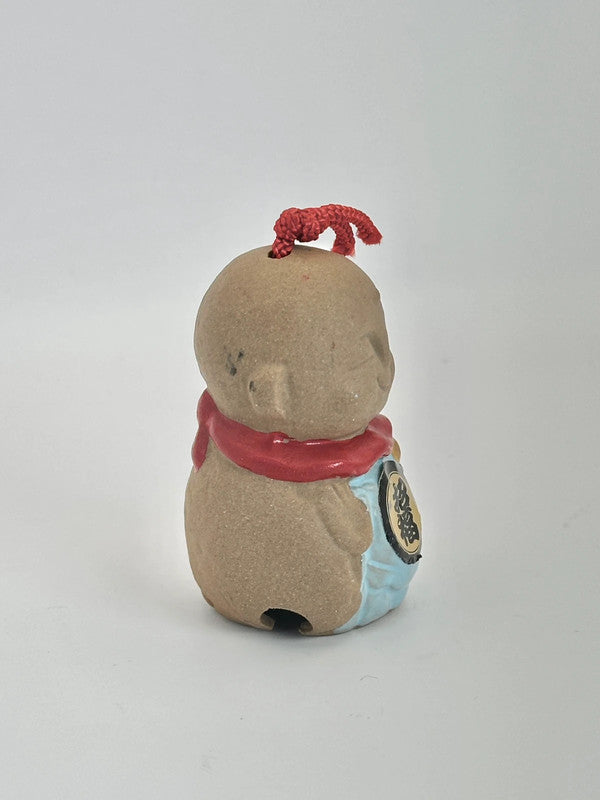 CB023 - Clay bell ornament Dorei Jizō Bodhisattva 地蔵