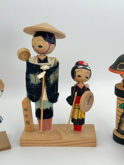 FT44 - Omiyage vintage Japanese kokeshi doll