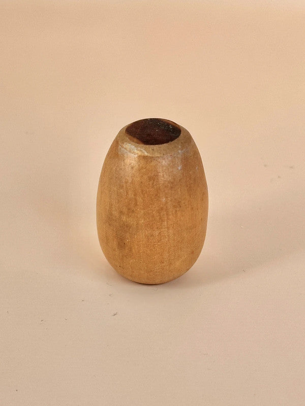 K05041 - Poupée Daruma en bois vintage