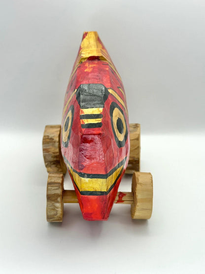 FT43 - Large size 'Tai Guruma' Wooden Car by Kagoshima Shrine