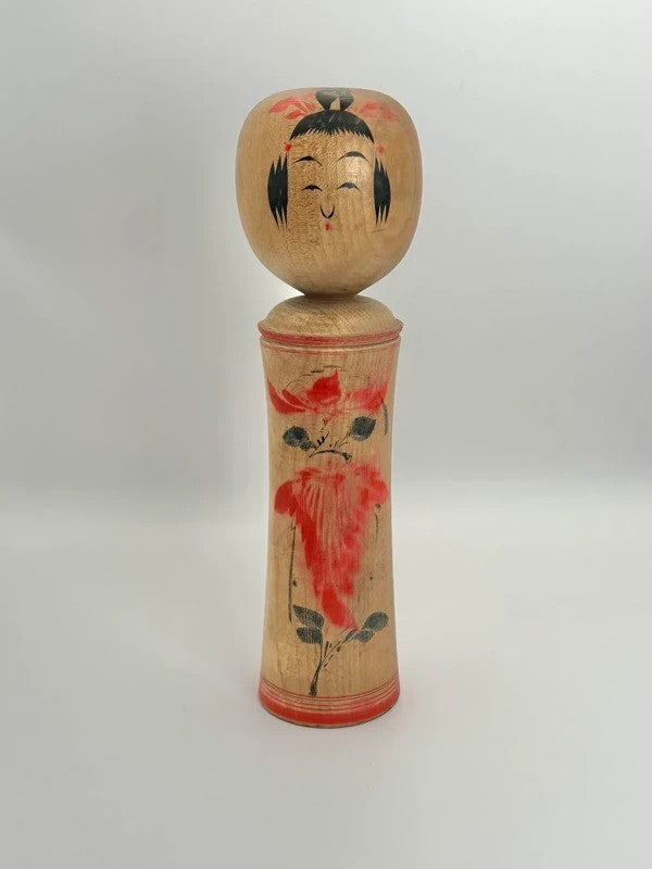 K20025 - Traditional Naruko kokeshi by Shoji Sakurai 桜井昭二