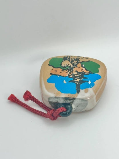 CB009 - Japanese Clay bell ornament Dorei  Hōryū-ji Temple 法隆寺