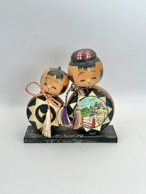 FT81 - Vintage omiyage taiko kokeshi
